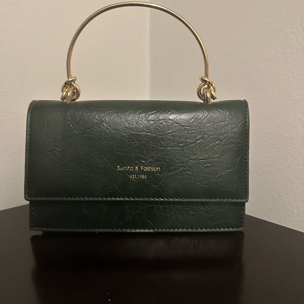 Dark Green Crossbody Bag - Picture 2 of 7